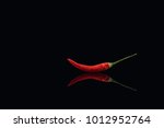 Hot Red Chili Pepper On The...