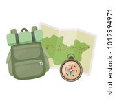 Backpack  Map And Compass For...