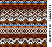 boho seamless pattern with... | Shutterstock .eps vector #412225891