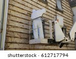 Small photo of Asbestos abatement (house facade)