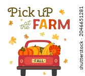 Pick Up Pumpkins At Farm Flat...