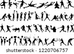 sport collection silhouette | Shutterstock .eps vector #1220706757