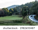 Small photo of Gunns Plains, Tasmania, Australia - 07-25-2020: Travel scenery image. Ideal for illustration of travel, tourism and road use educational themed editorials.