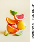 Pyramid of citrus fruits...