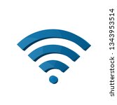 wi fi communication. wireless... | Shutterstock .eps vector #1343953514