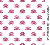 Cute Seamless Pattern With Pink ...