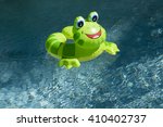 Frog Pool Float Floating In Pool