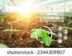 Small photo of Sustainable Farming Smart Technology Analyzing and Managing Agricultural Output