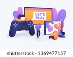 cross platform play  cross play ... | Shutterstock .eps vector #1369477157