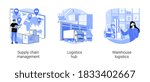 goods transportation and... | Shutterstock .eps vector #1833402667