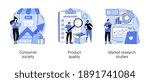 customer satisfaction abstract... | Shutterstock .eps vector #1891741084