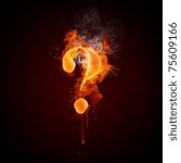Fire Swirl Question Mark