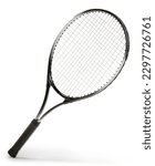 Tennis racket isolated on white ...