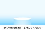 pedestal cylinder circle soft... | Shutterstock .eps vector #1757977007