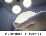 Sterile Breast Silicone on Hand with Medical Light 