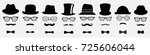 fashion silhouette hipster... | Shutterstock .eps vector #725606044