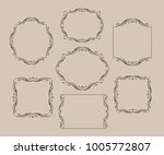 elegant frame.vector... | Shutterstock .eps vector #1005772807
