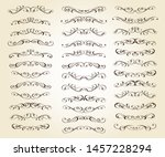 set of text delimiters  for... | Shutterstock .eps vector #1457228294