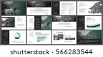green and grey elements for... | Shutterstock .eps vector #566283544