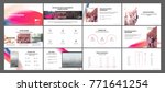 presentation templates elements ... | Shutterstock .eps vector #771641254