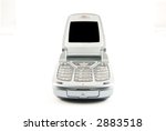 modern clamshell phone isolated ... | Shutterstock . vector #2883518