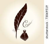 Ink & Feather Quill Clipart Free Stock Photo - Public Domain Pictures