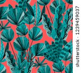 creative seamless pattern with... | Shutterstock . vector #1239459037