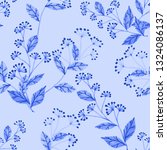 seamless pattern with hand... | Shutterstock . vector #1324086137