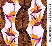 watercolor seamless pattern... | Shutterstock . vector #1356314171