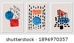 set of creative abstract... | Shutterstock .eps vector #1896970357