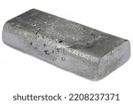 Small photo of 99.65% fine antimony isolated on white background