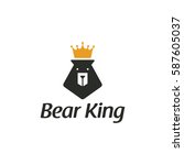 Bear King Logo Vector