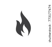 fire flame icon | Shutterstock .eps vector #773177674