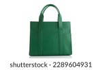 Women's green handbag on a...