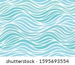 seamless abstract blue and... | Shutterstock .eps vector #1595693554