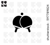 Pictogram Ping Pong Icon..