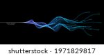 vector abstract wavy light... | Shutterstock .eps vector #1971829817