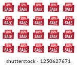 discount price off tags set ... | Shutterstock .eps vector #1250627671