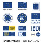 made in europe labels set ...