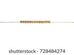Small photo of The german word towrope on a cord, isolated on white