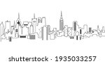city landscape   icon on white... | Shutterstock . vector #1935033257