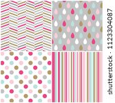background sets with beautiful... | Shutterstock .eps vector #1123304087