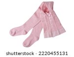 Pink children's tights without...