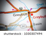 Greybull. Wyoming. USA on a map.