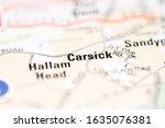 Small photo of Carsick on a geographical map of UK