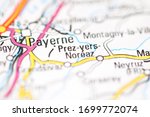 Small photo of Prez vers Noreaz on a geographical map of Switzerland