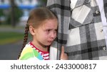 Small photo of little child kid tears, child face crying with tears, upset children eyes, family hysterics, girl demonstrative tears, withstanding children tears, anxiety parents capricious child, children hysteria