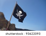 Flag Of A Pirate Skull And...