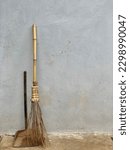 Small photo of The broom sticks that are commonly used for cleaning tools are made from palm fronds, coconut fronds or palm sticks, but most people use palm fronds and coconut sticks.