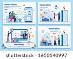 pharmacy delivery  call center  ... | Shutterstock .eps vector #1650540997